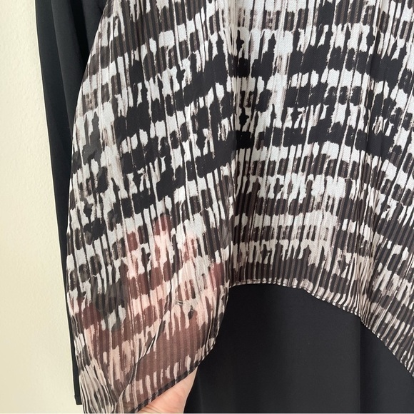 BCBG Ruffle Dress Tunic Long Sleeve Top - Picture 5 of 10